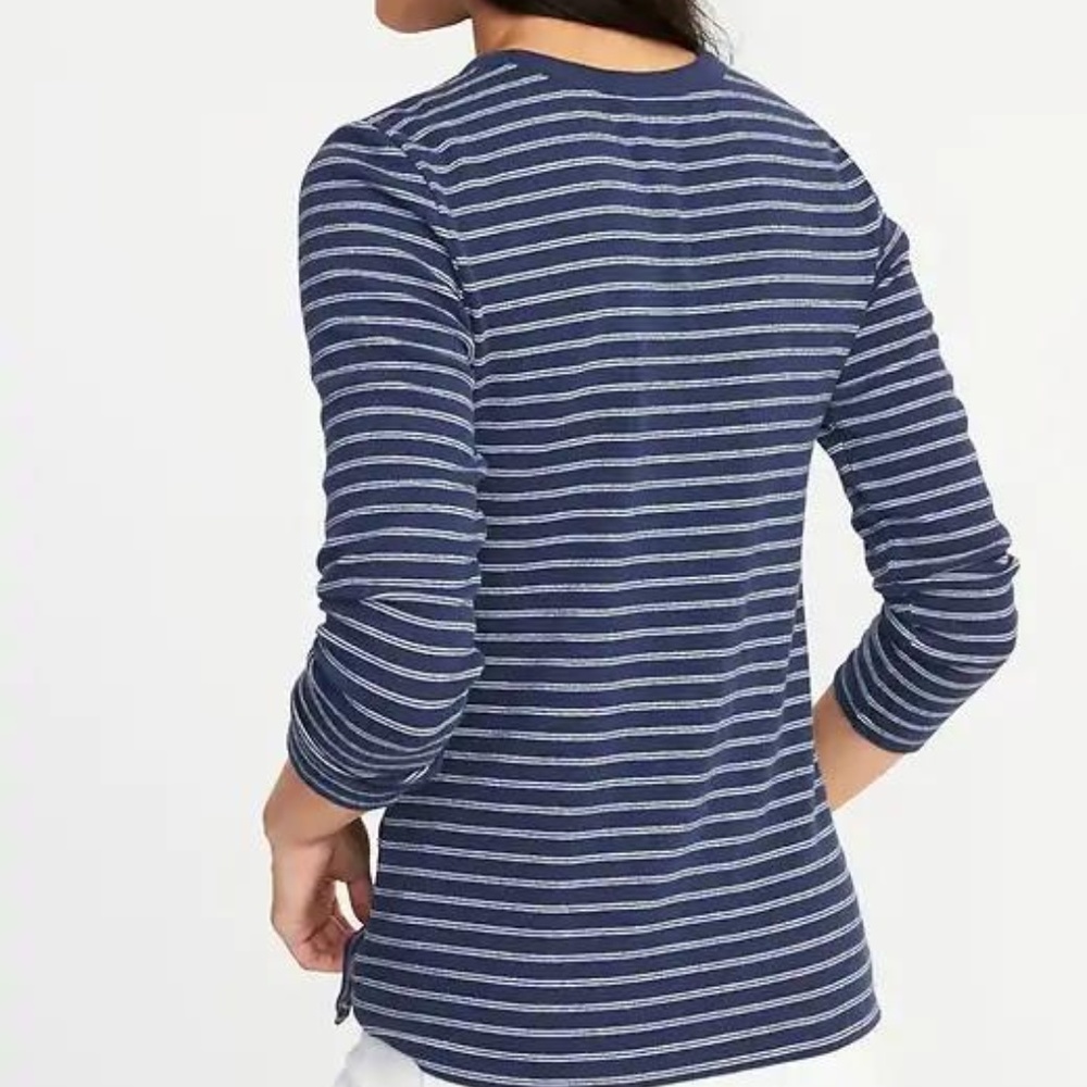 Slim-Fit Soft-Brushed Bracelet-Sleeve Tee - Picture 2 of 3